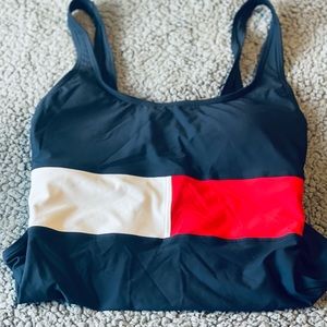 Tommy Hilfiger Womens Swimsuit Iconic One piece Swimming Swimwear size Large